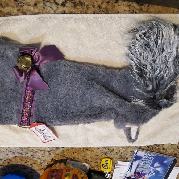 NWT Miniature Schnauzer Christmas Stocking with bell. - Picture 1 of 4